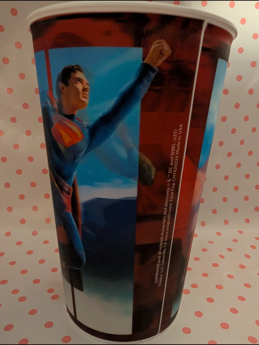 DC Superman Holographic Cup